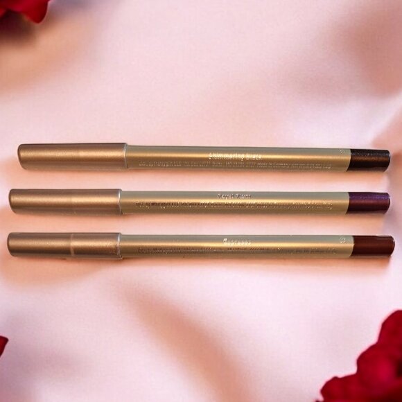 (3) Mally Evercolor Starlight Waterproof Eye liner Pencils - Espresso/Black/Plum - Picture 2 of 2